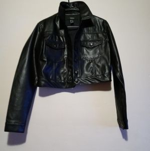 Forever 21 short black jacket